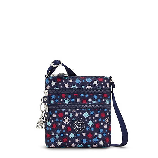 Kipling Alvar Extra Small Printed Mini Tassen Blauw | België 1902ZU